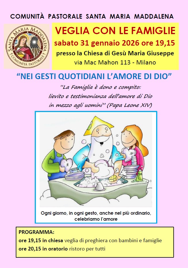 VEGLIA CON LE FAMIGLIE